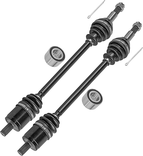 Miniatura 7 de Caltric Eje delantero izquierdo derecho con rodamiento compatible con Cub Cadet Volunteer 465 466 Diesel Tracker 2x