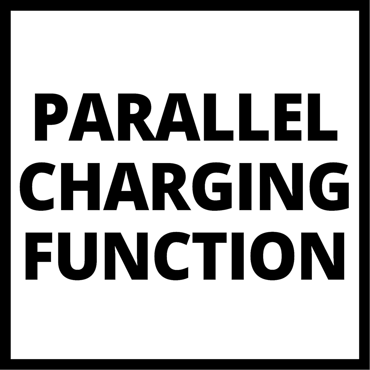 กราฟแสดงฟังก์ชันการชาร์จแบบขนาน