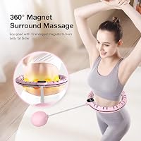bubbacare Okos Hullahopp Abroncs 16 Levehető Résszel - Állítható Fitness Karika Otthoni Edzéshez, Zsírégetéshez, Digitális Kijelzővel - 110  3