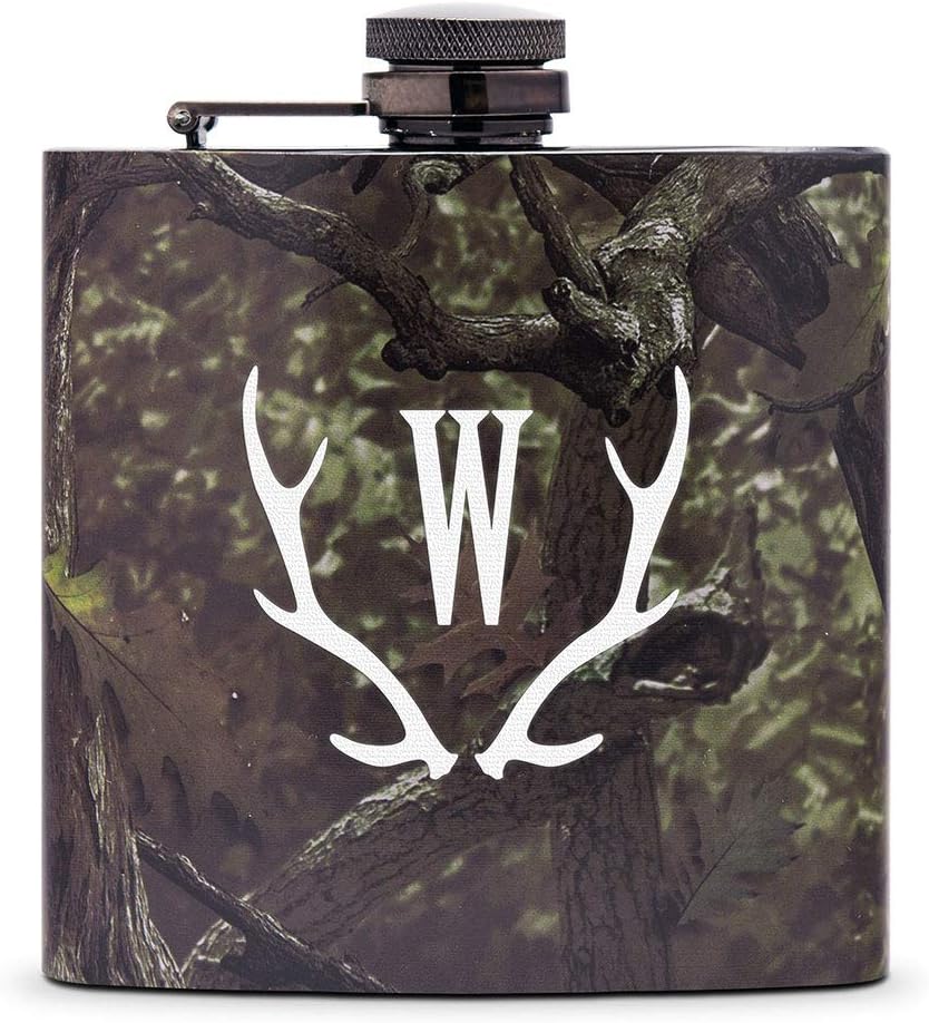 Weddingstar 6oz Camo Hip Flask Stainless Steel Wedding Gift