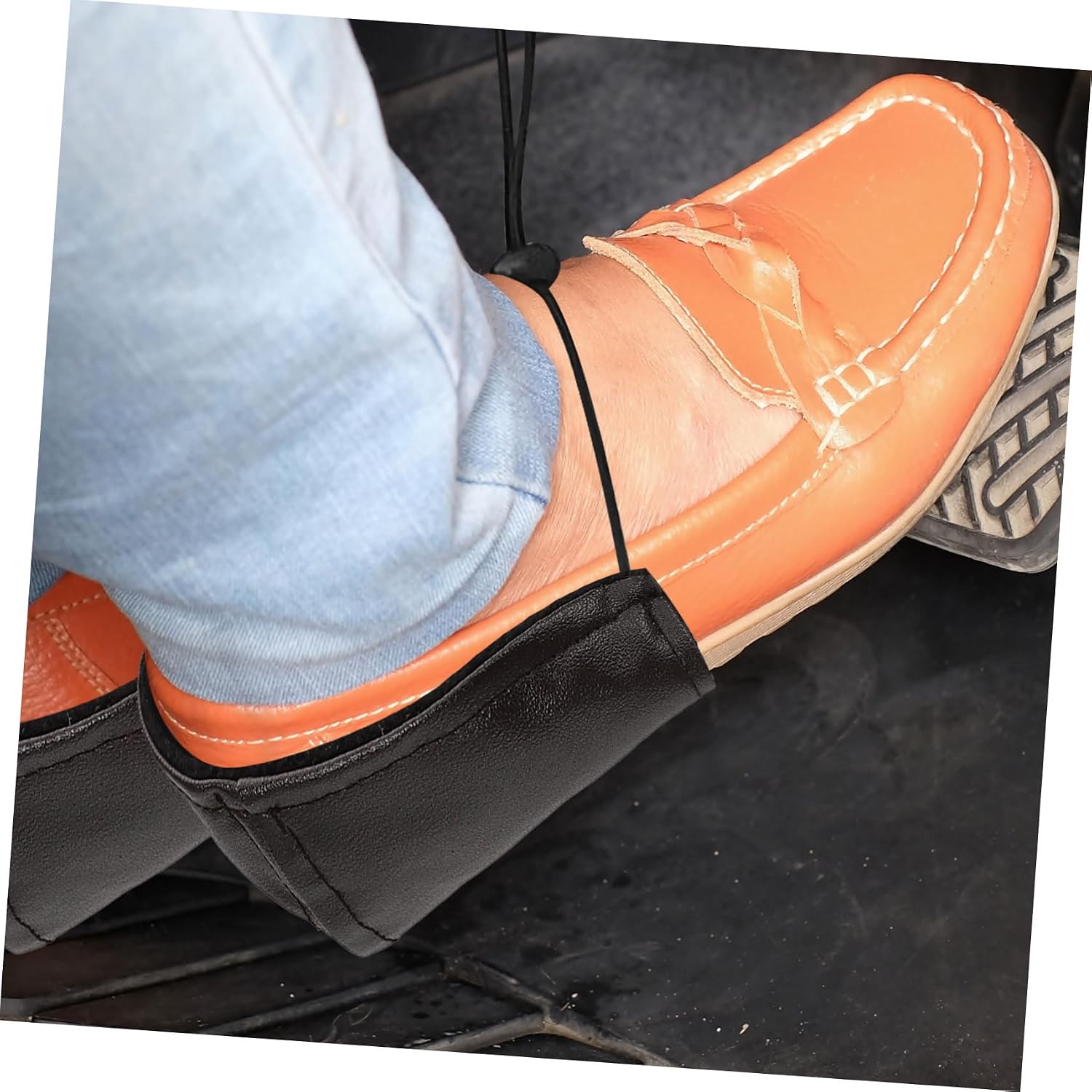 2Pcs Practical Heel Protectors for Driving Unique PU Shoe Covers for Men and Women Wear Resistant Design Comfortable Liner for All Shoe Types
