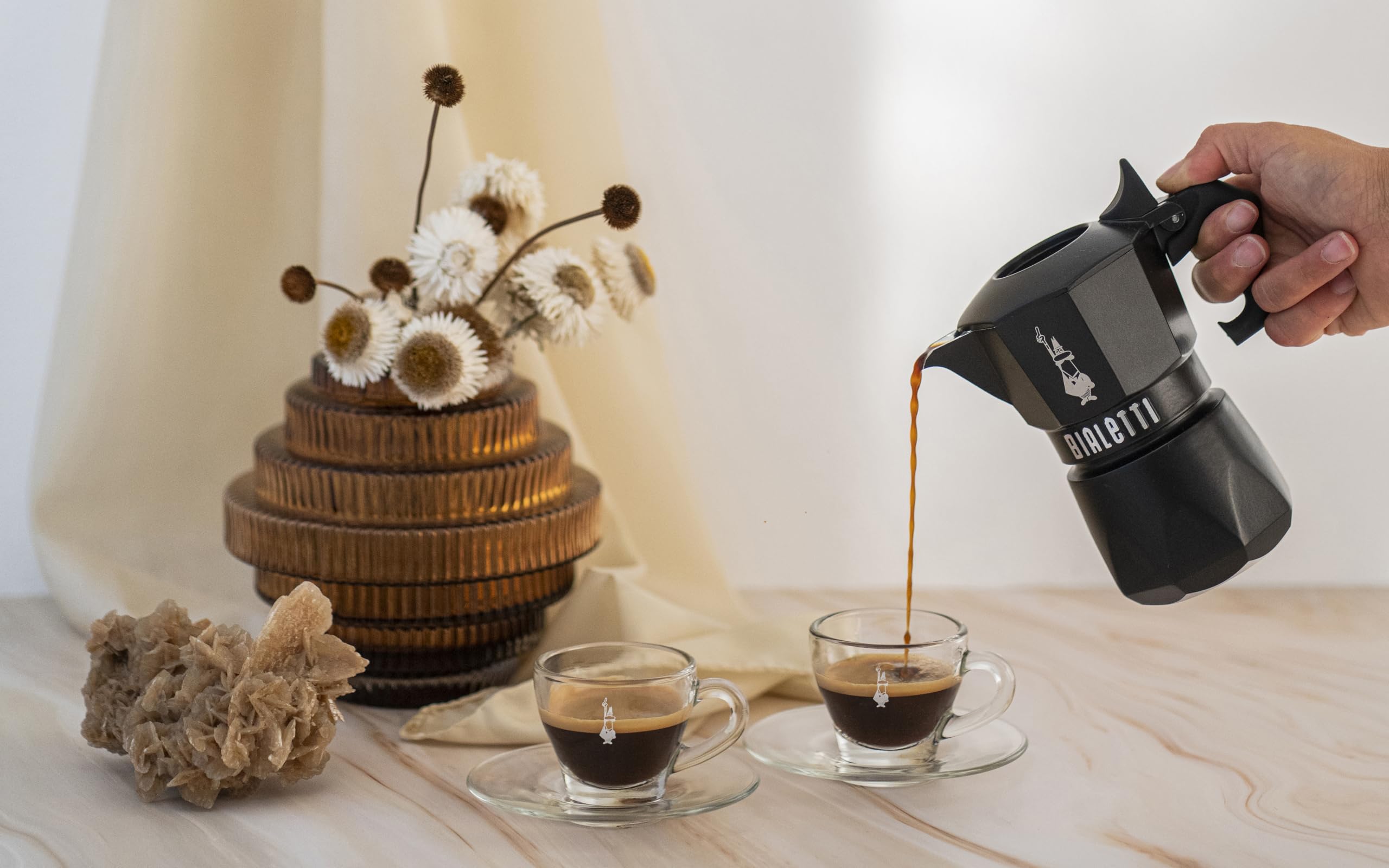 Bialetti Brikka Noir Cafetière à moka