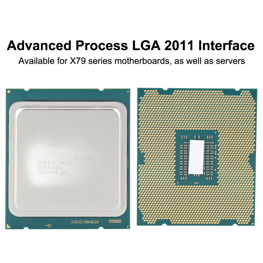 Processore CPU 6 12 Threads 3 2 GHz Ad Alte Prestazioni per Server e Giochi Online Grandi Dimensioni Compatibile con E5 1650 Interfaccia LGA 2011