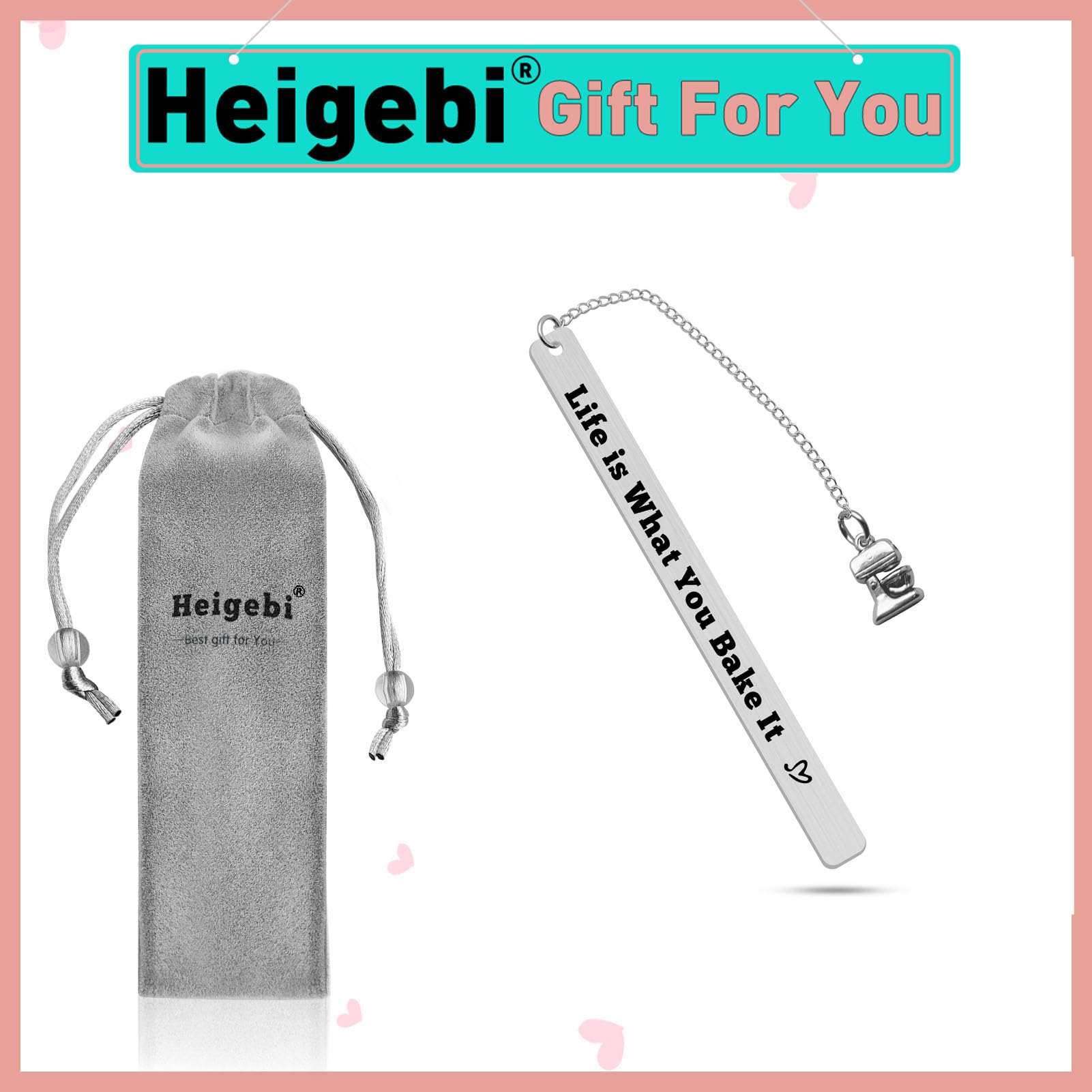 Baker Gift Bookmark for Baking Lover, Culinary Student, Pastry Chef - Bake Gifts for Women, Culinary School Graduation