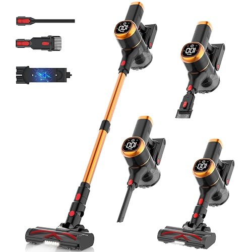 Tikom V500 Cordless Vacuum Cleaner for Home, 40000Pa/450W Stick Vacuum