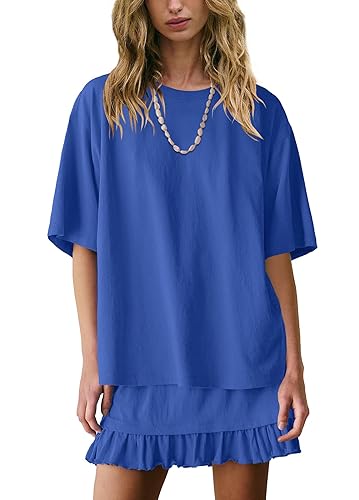 Panadila Women 2 Piece Skirt Sets Casual Two Piece Skirt
