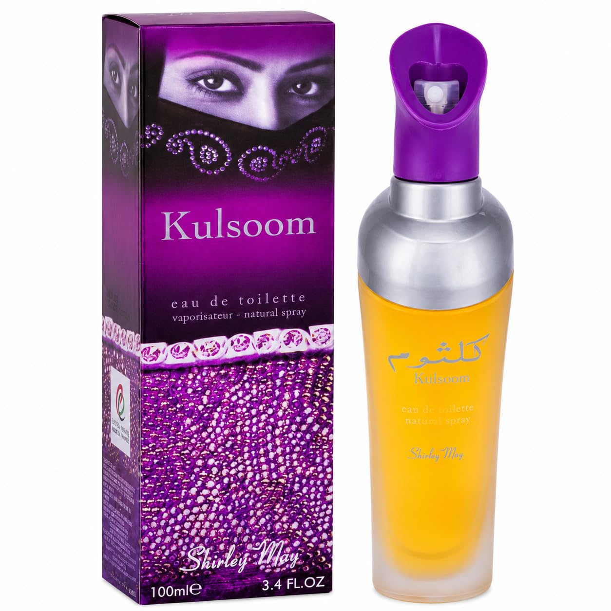 Shirley May Kulsoom EDT 100 ml for Women | Long Lasting Floral Fruity Sweet Perfume | Rose Vanilla Musk Patchouli Fragrance | Premium UAE Perfume-picture-33