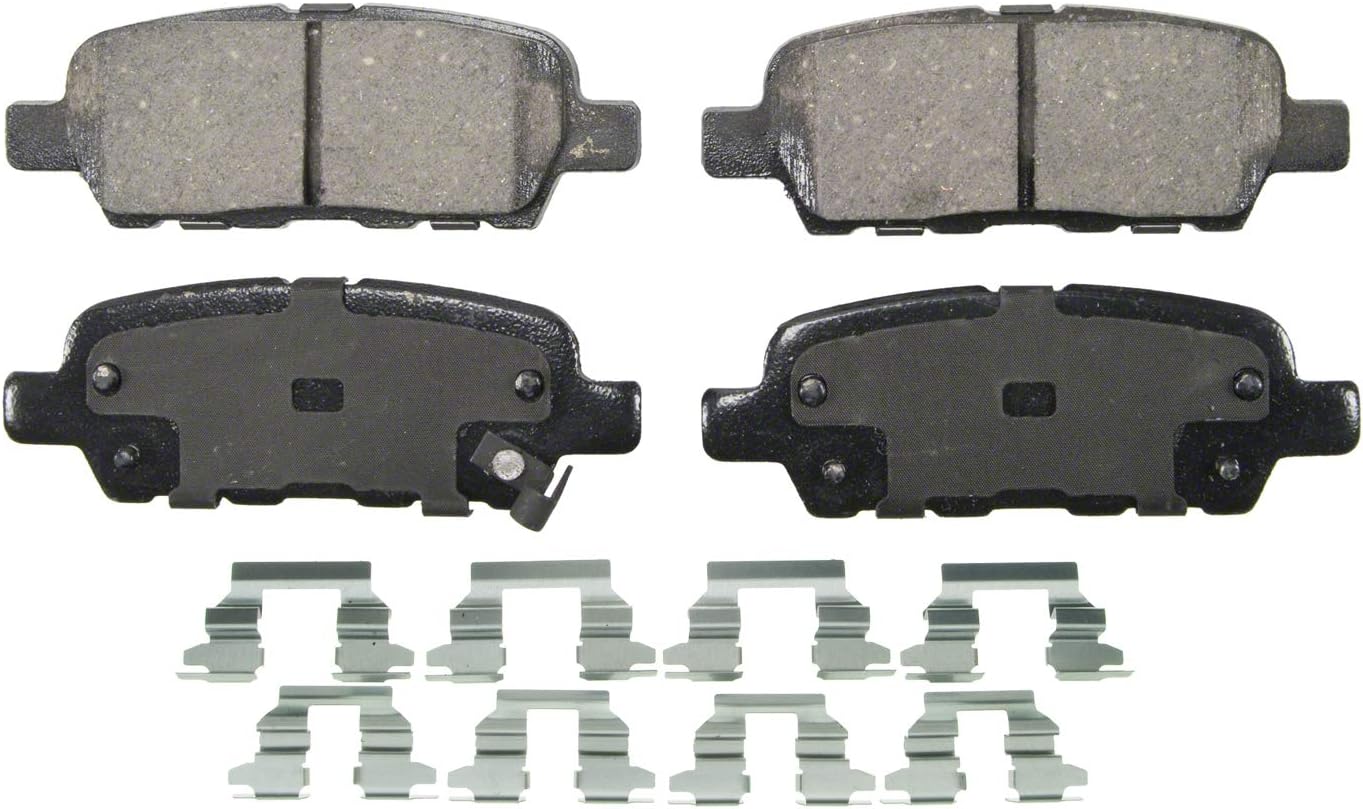Wagner QS ZD1288 Disc Brake Pad Set, Chamfered Edges for Smooth, Quiet Stops, Fits 2008–2010 Nissan Altima, 2008–2013 Nissan Rogue