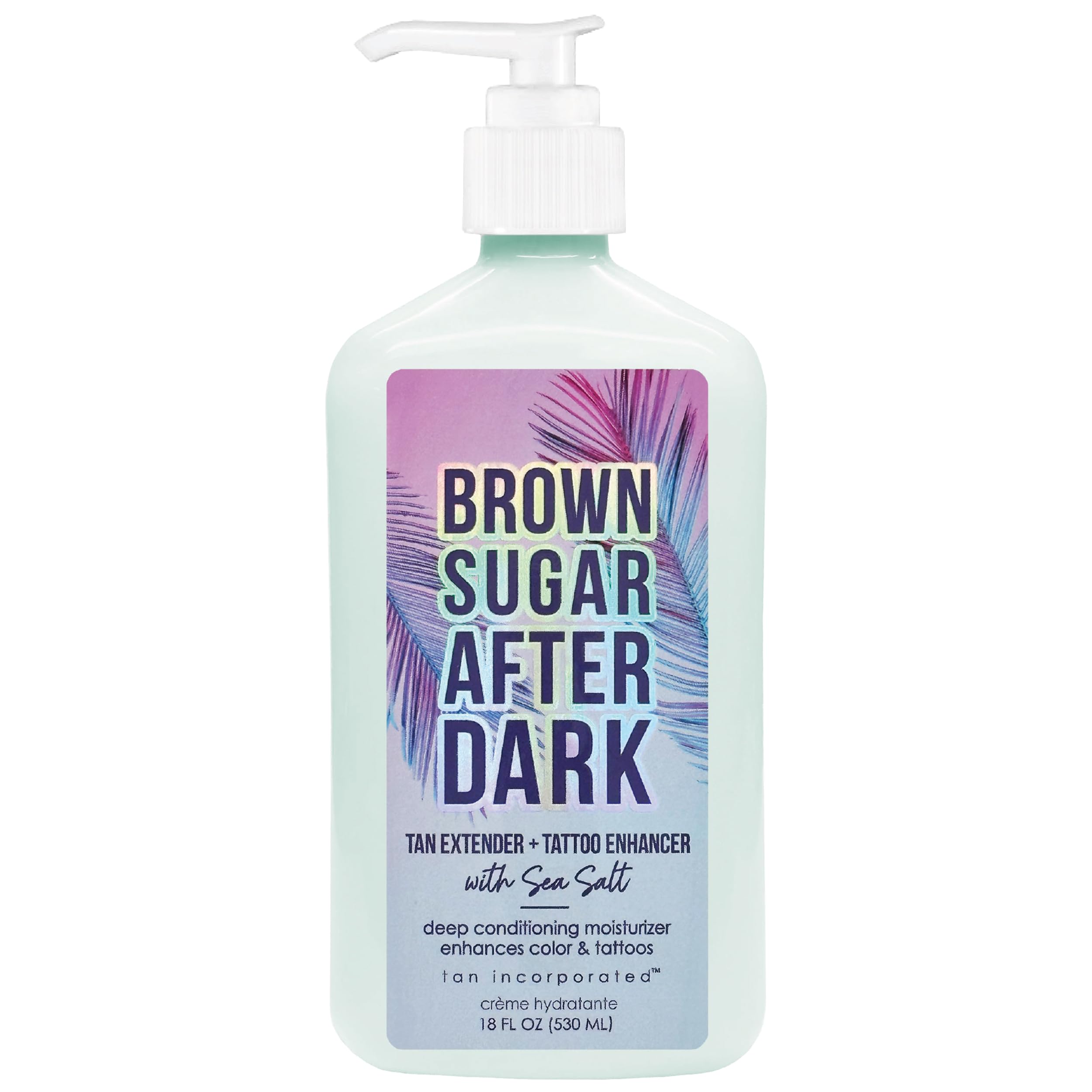After Dark Tan Extender & Tattoo Enhancer, Sea Salt Tigergrass & Ocean Botanicals with Triple Coconut Complex, 18 Fl Oz