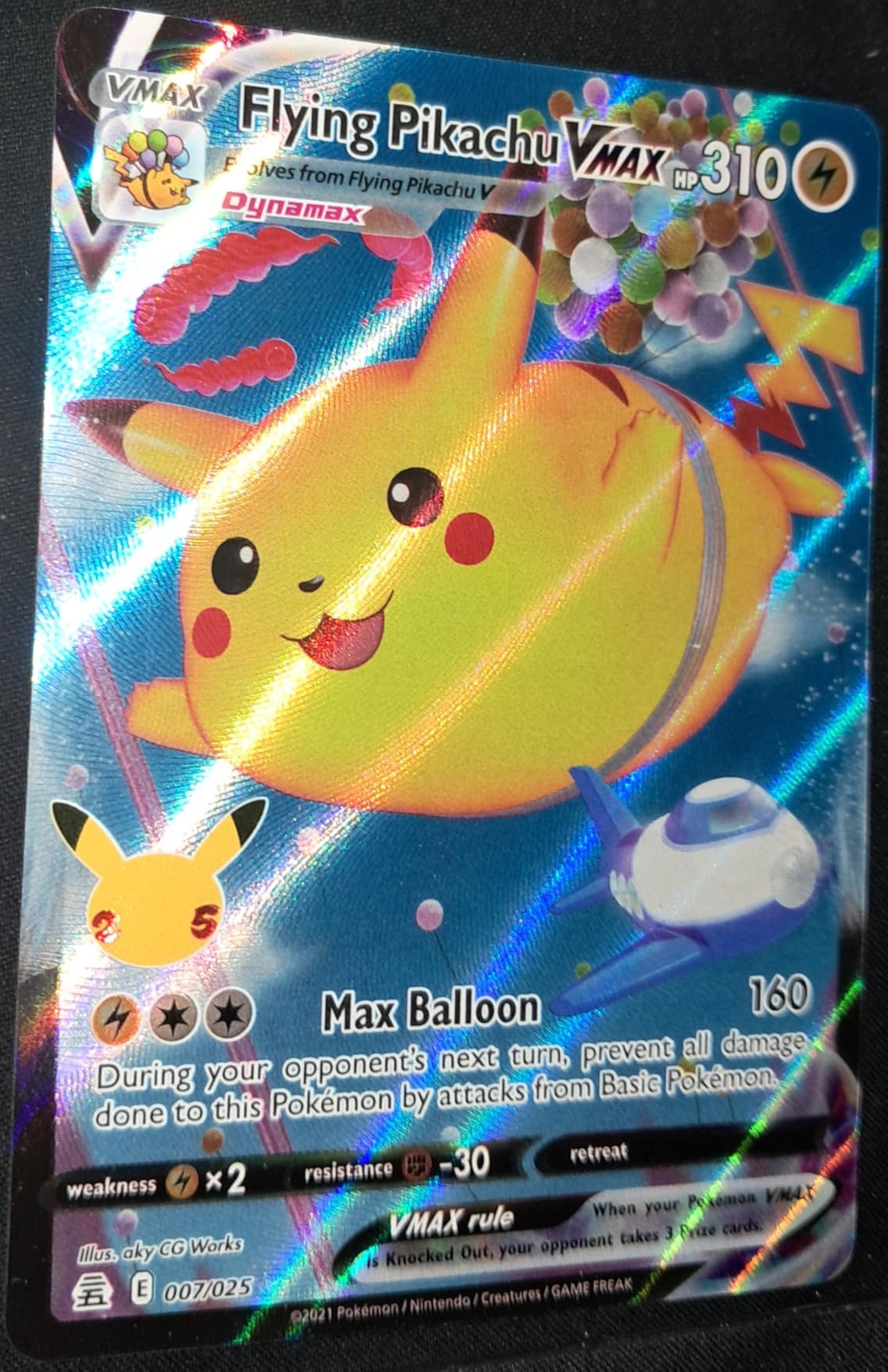 Pokmon Flying Pikachu VMAX - 007/025 Ultra Rare - SWSH India | Ubuy