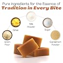 ASHA SWEETS Handcrafted Mysore Pak (500g) | Made with Pure Desi Ghee | Melts in Mouth | Special Indian Mithai | Delicious & Healthy Exclusive Sweets Gift Box | Traditional Taste of Mysuru | MYSORE_PAK_500_FBA gallery image