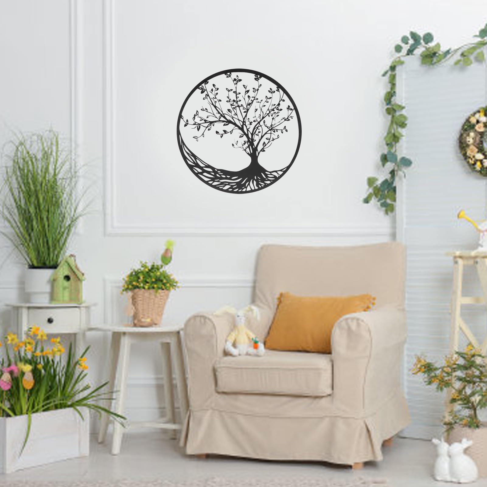 Albero della vita metallo arte da parete decorazione da parete albero