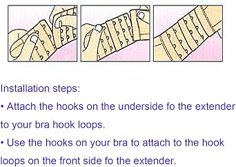 Tamlien Bra Extender 3 Hook,Stretchy Soft Comfortable Bra Strap Extender