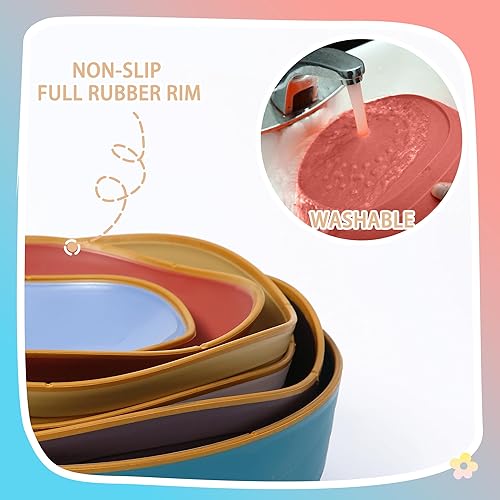 Miniatura 10 de Juego de 5 piedras de equilibrio para niños, 5 piezas antideslizantes de río, juego de carrera de obstáculos, juego de coordinación en interiores y