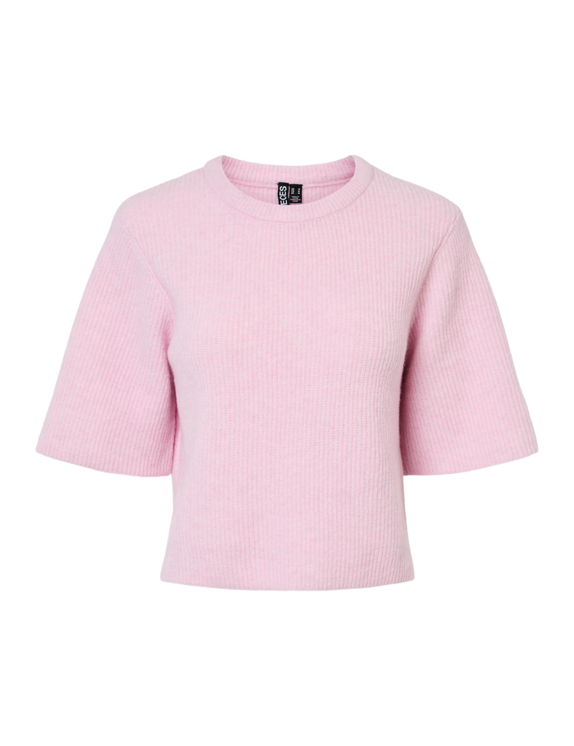 PIECES Damen Pcsilly Ss O-Neck Knit Noos Bc