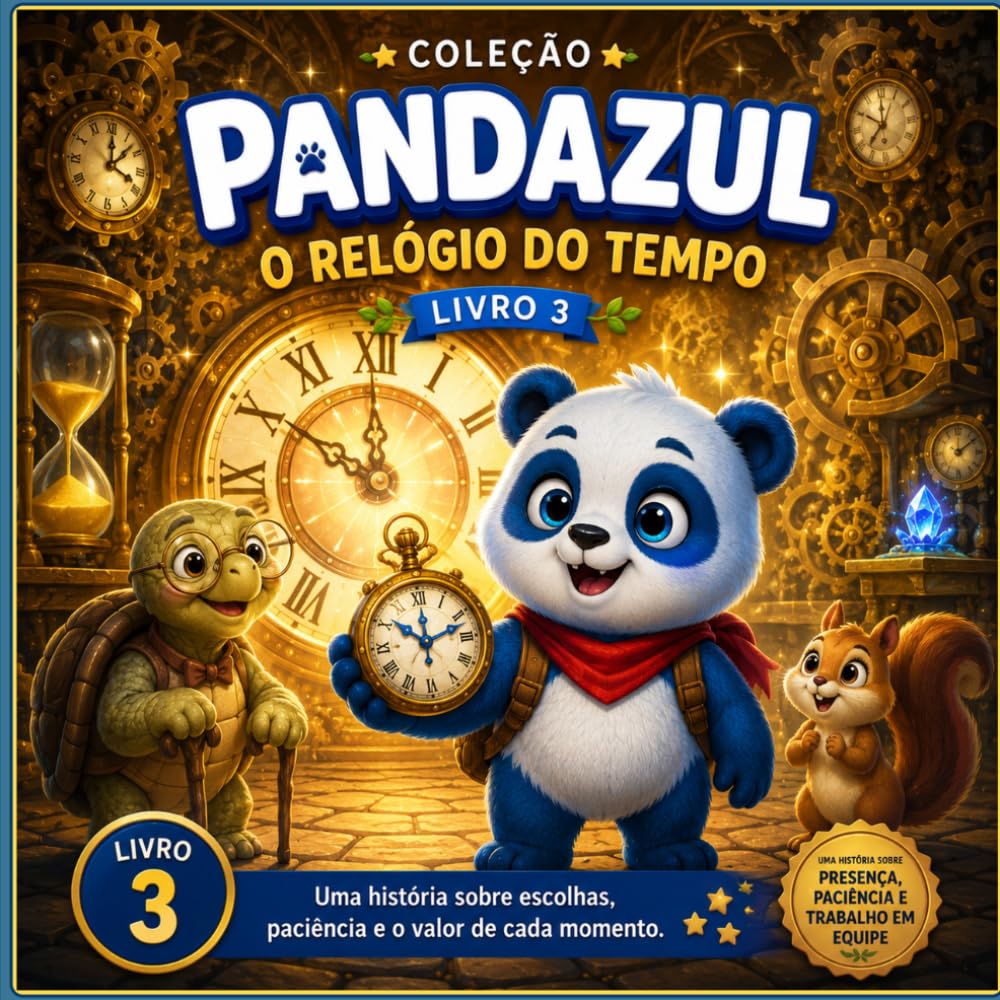 Pandazul e o Relógio do Tempo (Coleção Pandazul)