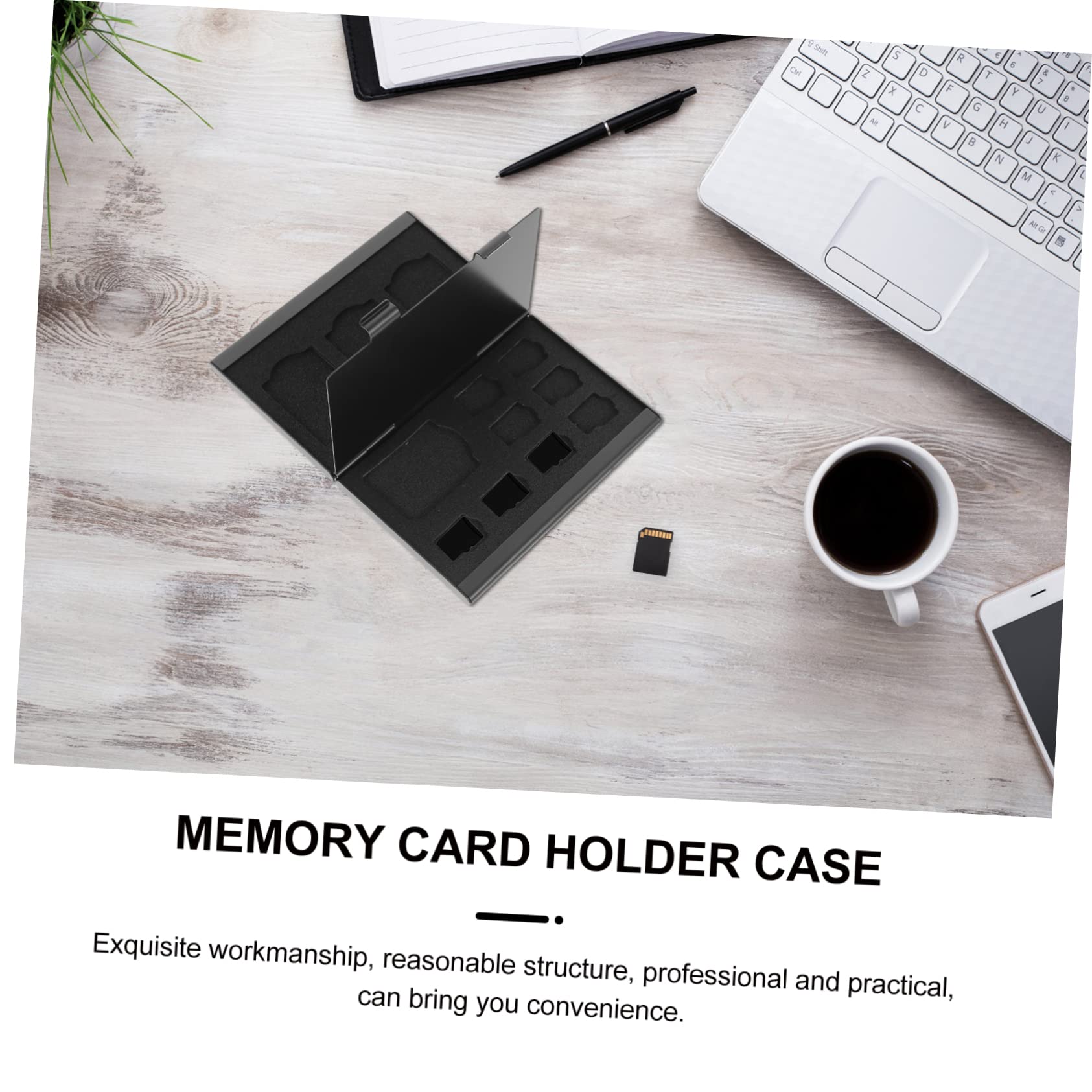 POPETPOP Card Storage Case Portable Memory Card Holder Protective Card Case for Micro Cards Lightweight Organizer for Storage and Protection