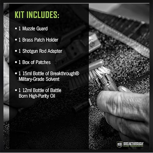 Vista 26 de Breakthrough Clean Technologies - Kit universal de limpieza de pistolas para el cuidado y mantenimiento de rifles, escopetas, pistolas y pistolas