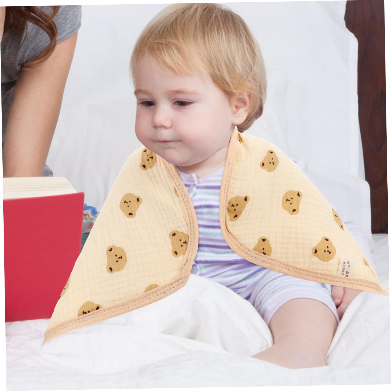 Abaodam 4 Stück Lätzchen für kinder kindergeschenke Spucktücher für Neugeborene saugfähig Kleinkindnahrung Baumwollwaschlappen Spucktücher für Jungen Speichel Spucktuch organisch