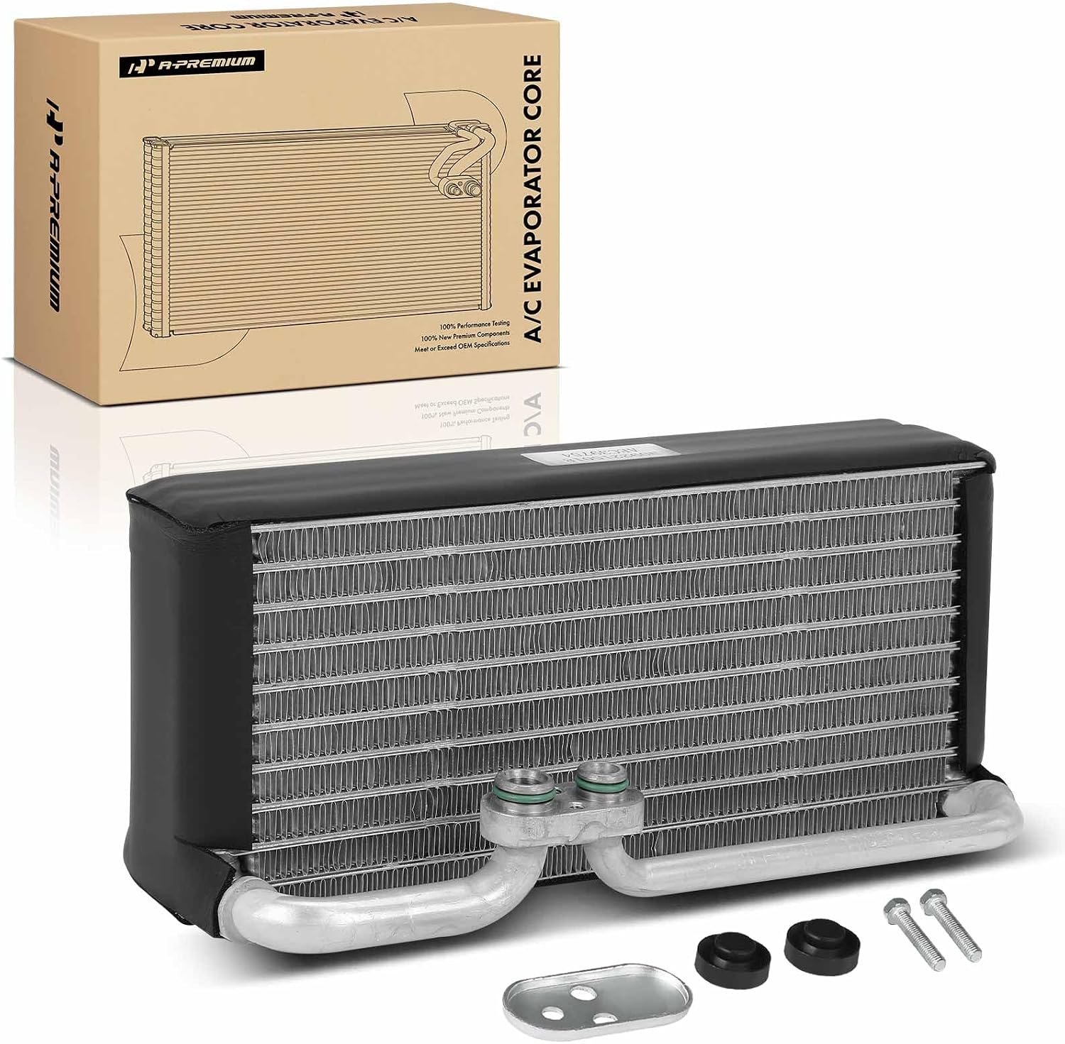 A-Premium Rear AC Evaporator Core Compatible with Lexus GX470 2003-2009 4.7L, with Pressing Plate
