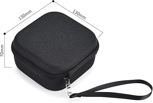 BRIO (C1000e) Funda rígida, bolsa de almacenamiento compatible con Logitech BRIO (C1000e) 4K Webcam Funda protectora de viaje (negro)