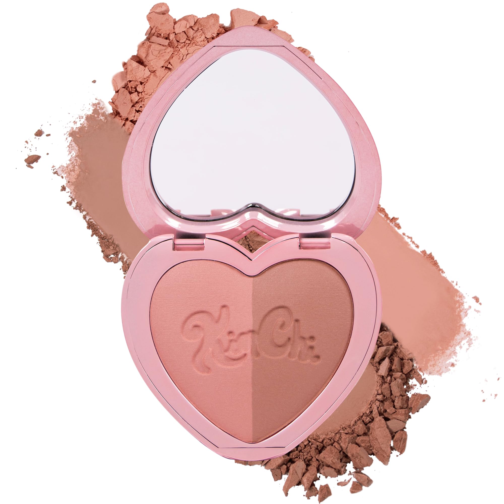 Amazon.com : KimChiChic Beauty Thailor Blush Duo, Heart-Shaped