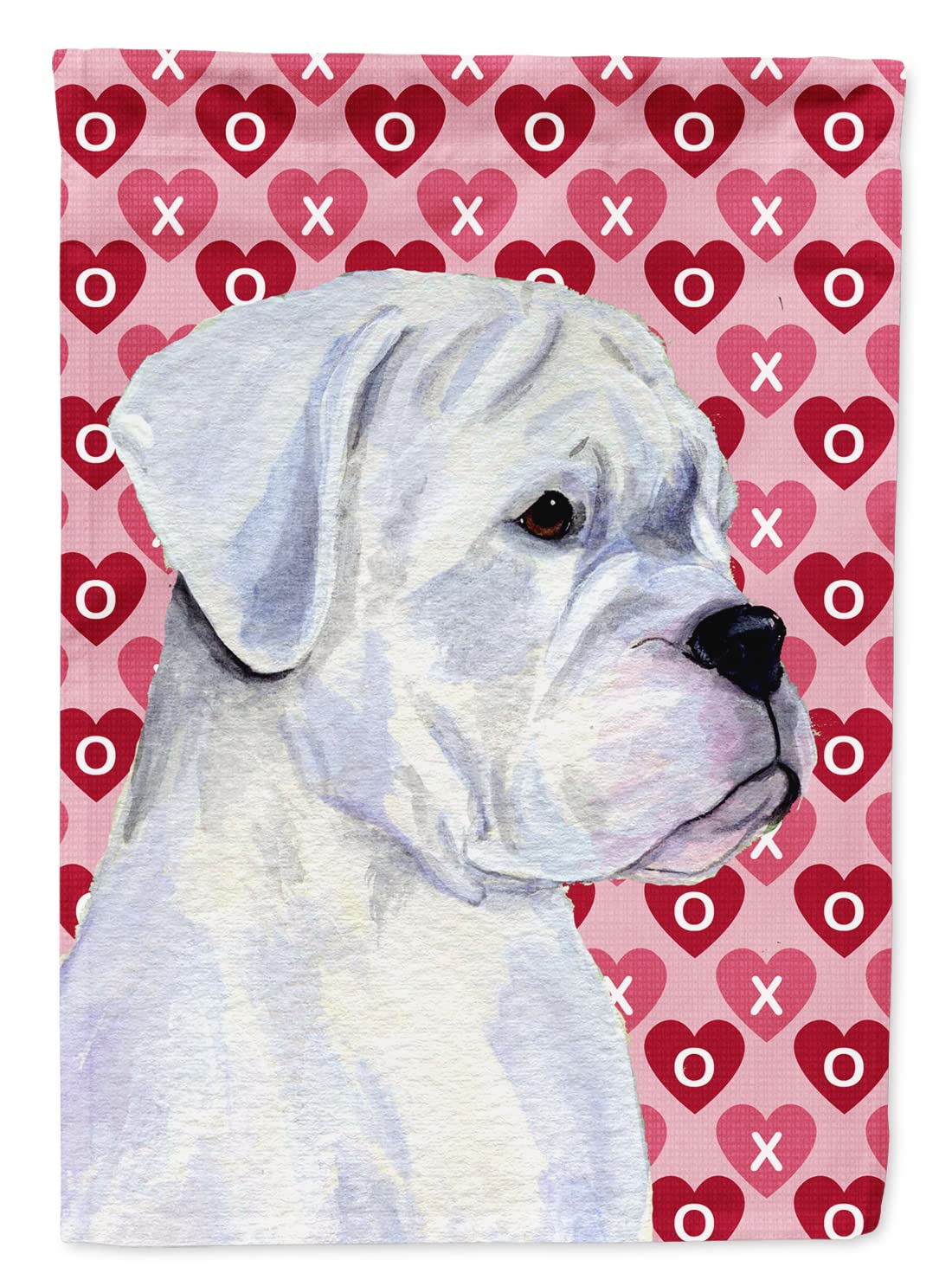 Drapeau Boxer grand format Saint Valentin toile maison extérieur