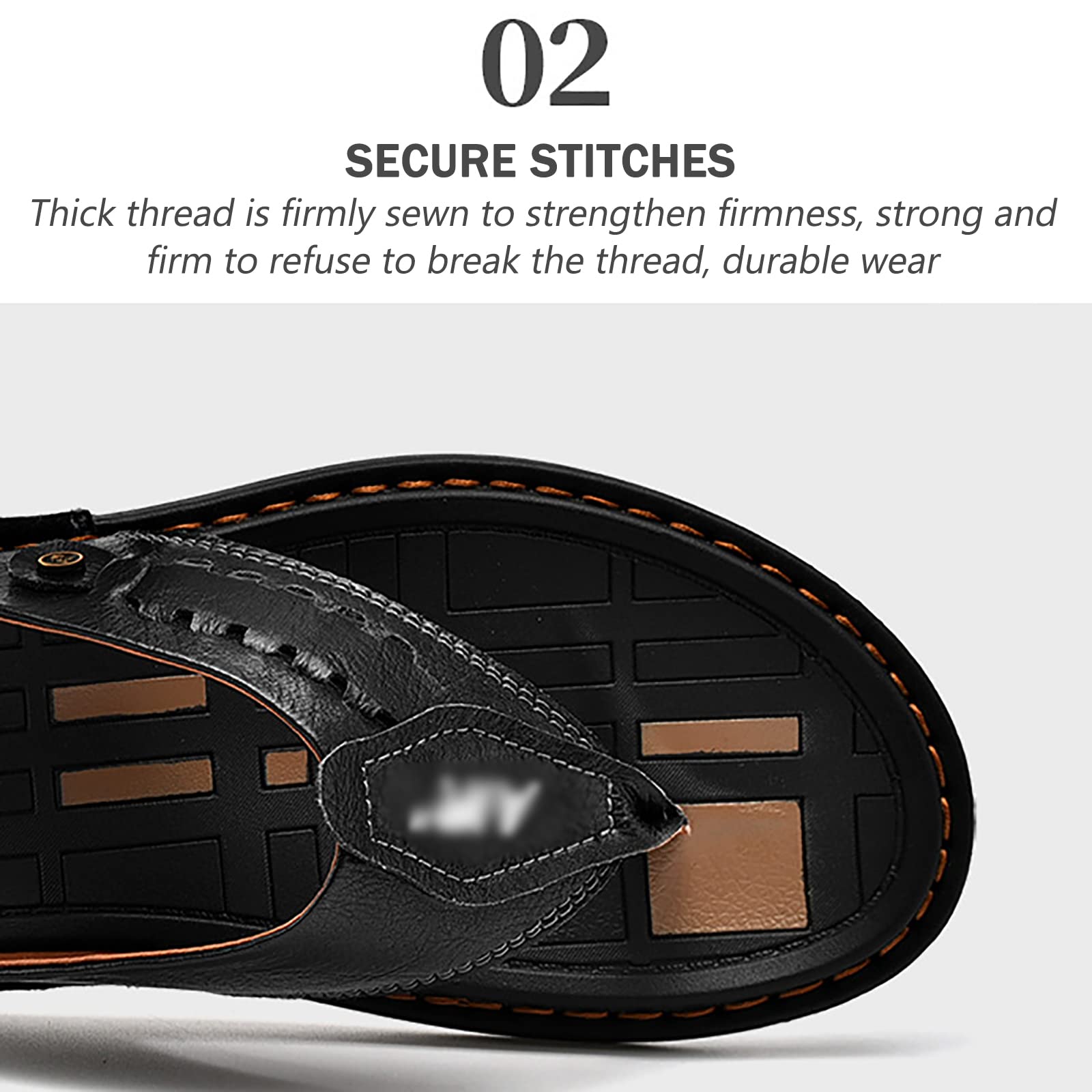 Infradito Uomo Scarpe da Spiaggia e Piscina Sandali Pantofole Ciabatte da Mare Antiscivolo Gomma Suola(Size:39 EU,Color:Nero)