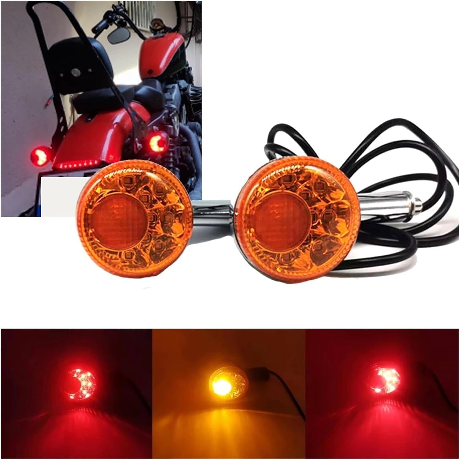 必要なパーツもわかる！？XLに世界最小ウィンカー取付 | パインバレー オートバイリアライトウィンカーインジケーター発光ダイオードライトハーレースポーツスター883アイアンXL1200 1992年以降用モ