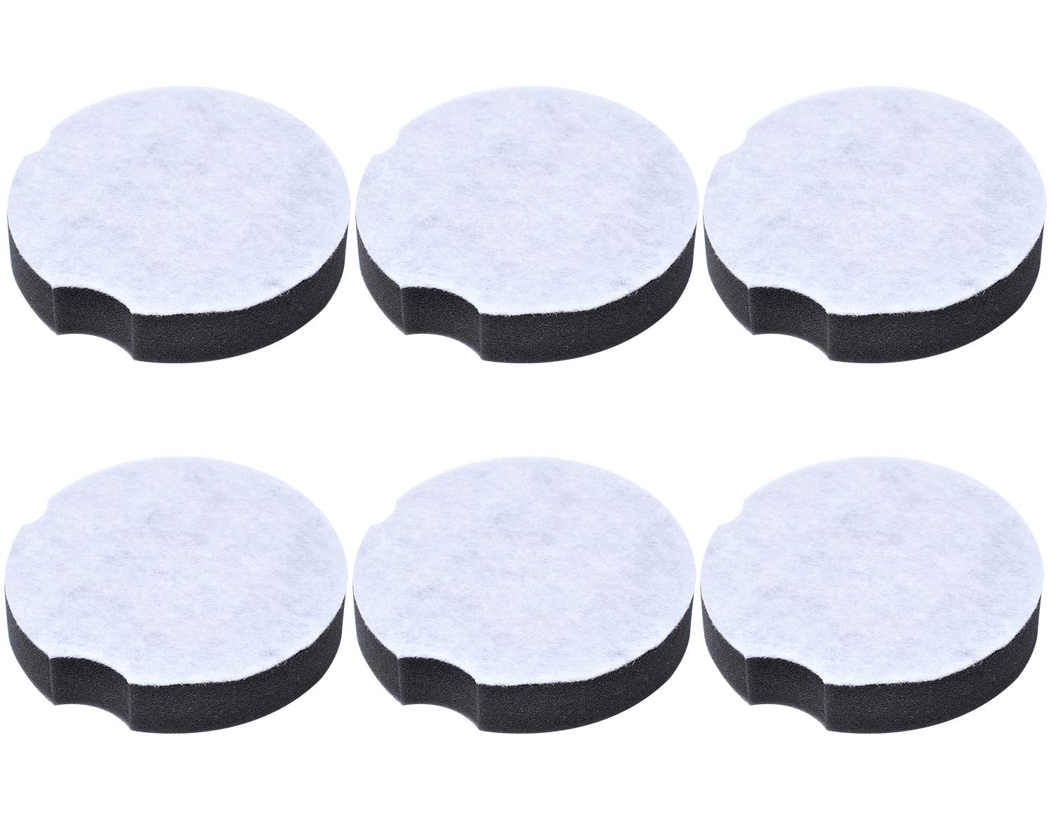 Replacement Filter Compatible with Biss-ell PowerForce Compact Lightweight Upright 1520 2112 Series Cleanview Compact Turbo 3508 3437F Vacuum Cleaner, Replace 1604896 160-4896（6 Packs)