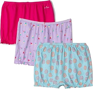 Jockey SG01 Girl's Super Combed Cotton Panty with Ultrasoft Waistband (Pack of 3)
