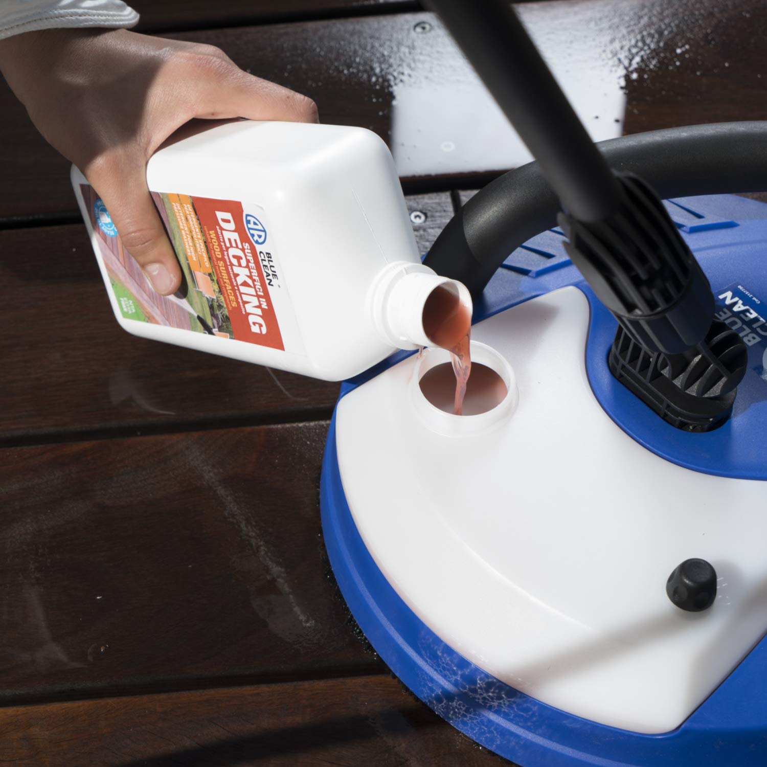 AR Blue Clean Patio Cleaner Deluxe – Accessoire de Lavage pour Nettoyeur Bleu