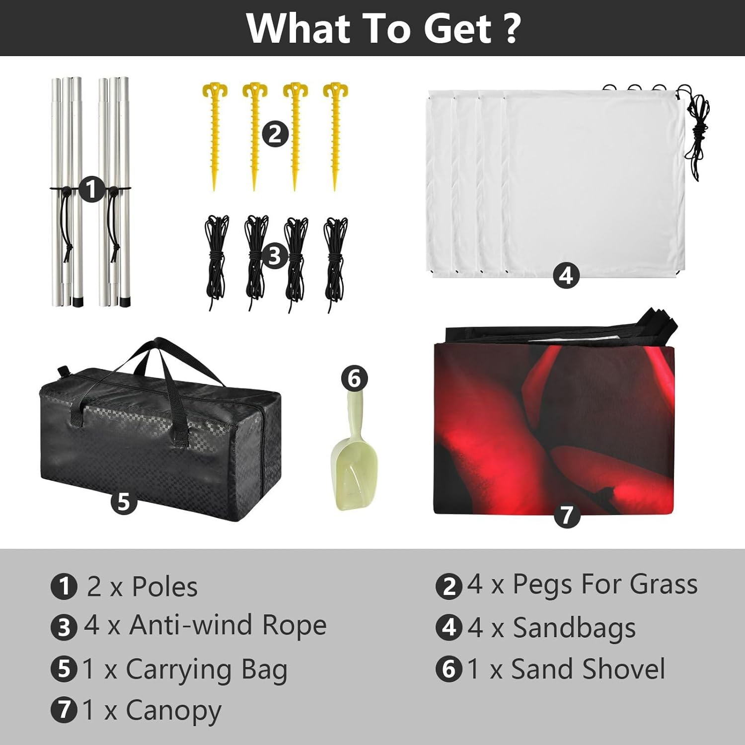 ALAZA Blooming Rose Flower Close Up Beach Tent Sun Shelter UPF50+ Protection Beach Shade Canopy w/ 4 Sandbags for Outdoor Camping, Fishing, Backyard Fun, Picnic, 10x9 ft