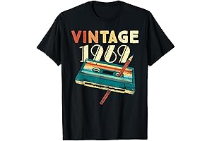 55th Birthday Shirt: Vintage 1969 Cassette Birthday T-Shirt