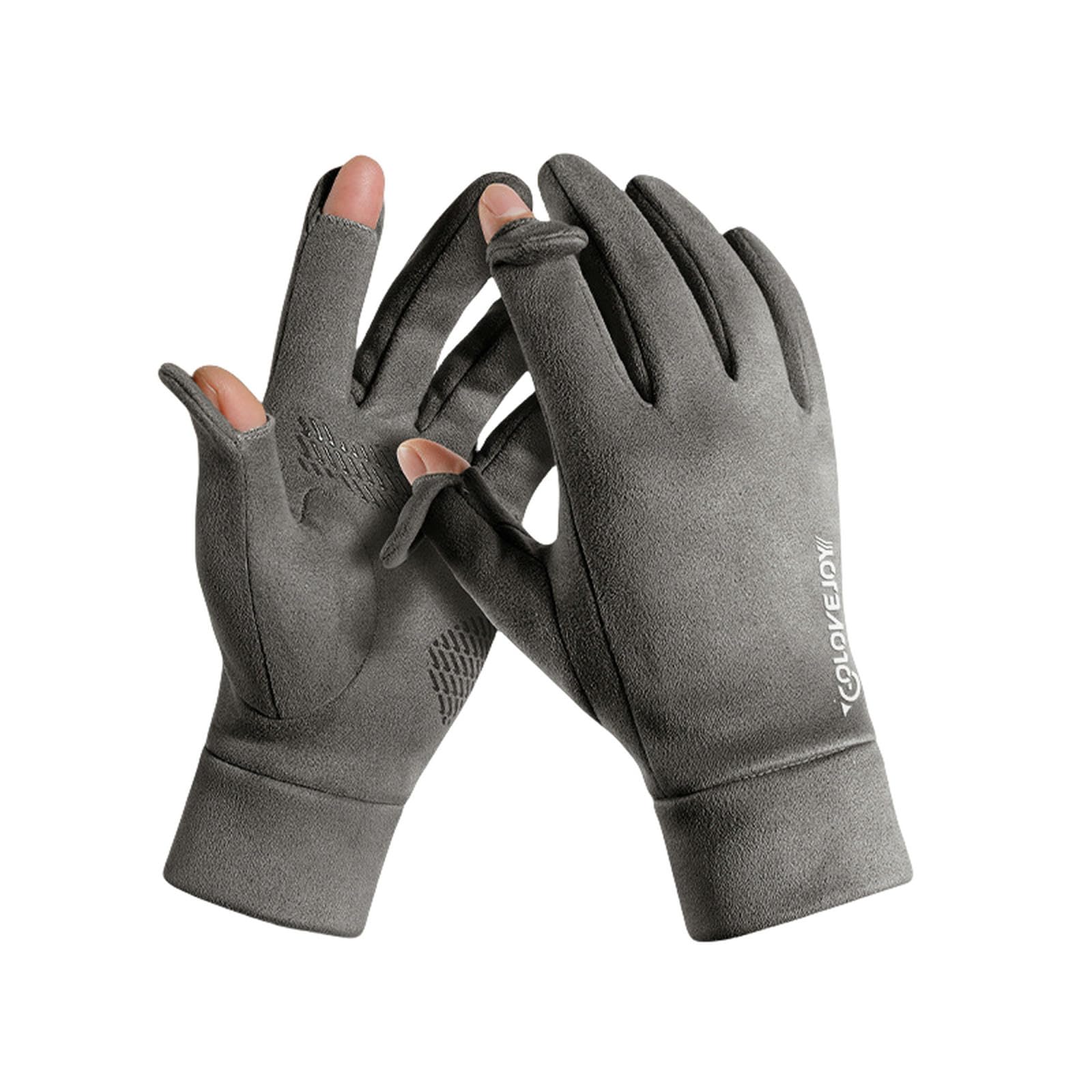Guantes de invierno para usar el móvil en trayectos diarios con frío
