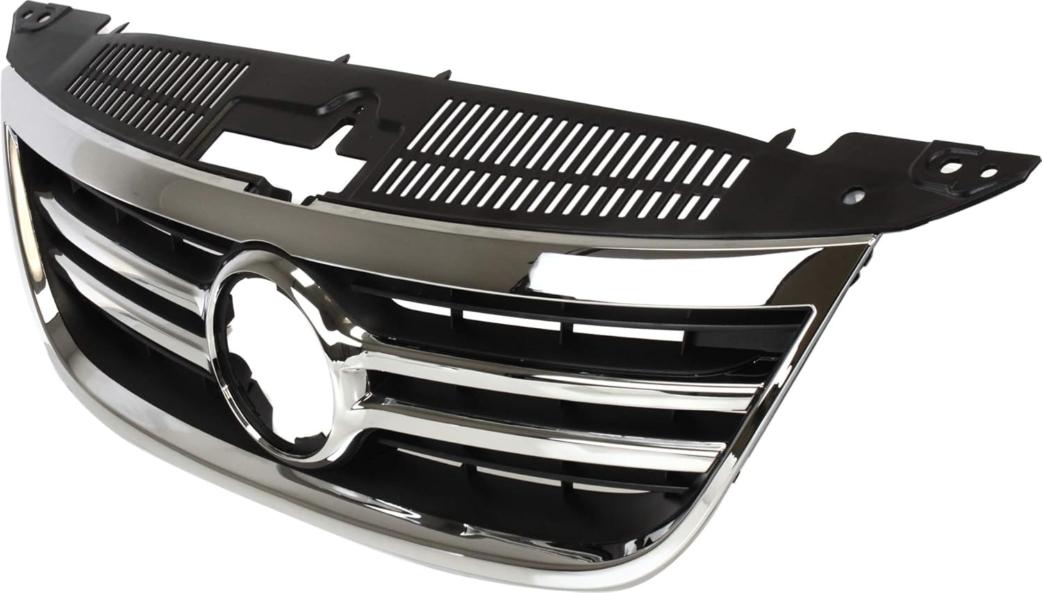 Garage-Pro Grille Assembly for VOLKSWAGEN TIGUAN 09-11 Chrome Shell/Ptd-Black Insert