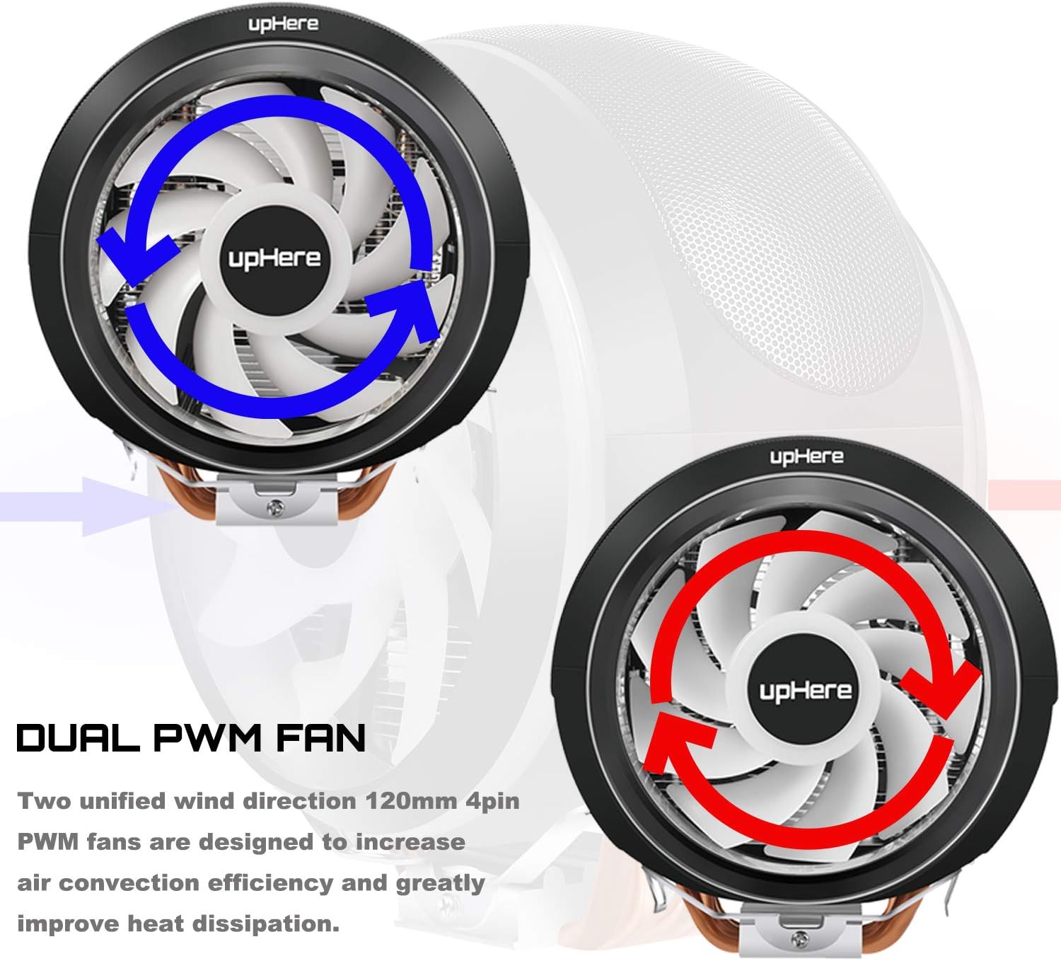 کولر هوایی CPU150ARGB با عملکرد بالا CCF150ARGB ...