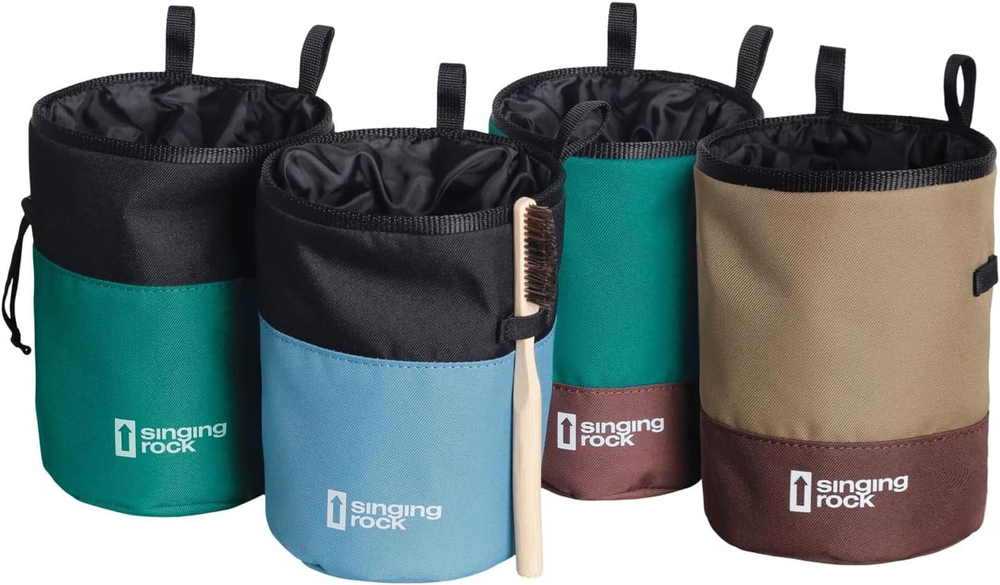 SRC3006BA00 Chalk Bag Duo -Azul Power Type, Multicolor