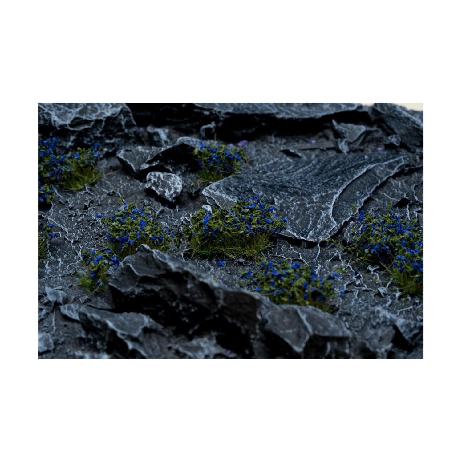 Gamers Grass Blue Flowers Tufts (6 Mm), Shape: Wild – Für Dioramen, Tabletop, Miniaturen-Basen