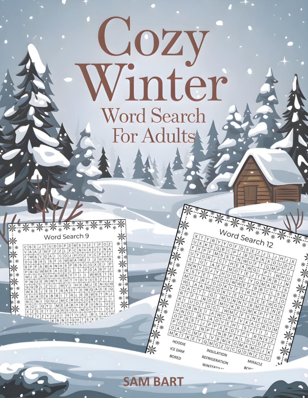 Cozy Winter Word Search for Adults: Relaxing Seasonal Puzzles for Stress Relief, Mindfulness, and Mental Focus
