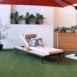 Danube Home Sunny Lounger With Side Table