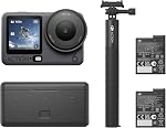 DJI Osmo Action 6 Enhanced Combo, 8K Action Camera, 2 Batteries | 1/1.1″ Square Sensor, f/2.0–f/4.0 Variable Aperture, Cold-Resistant Design, Extended Battery Life With 2 Batteries