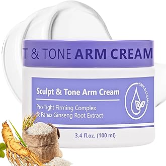 Sculpt & Tone Arm Cream, Skin Tightening Cream Body, Cellulite Creams, Firming Cream for Loose Skin, Crepey Sk in Repair Treatment, Upper Arm Firming Creams, Smooth Wrinkles, Moisturizes