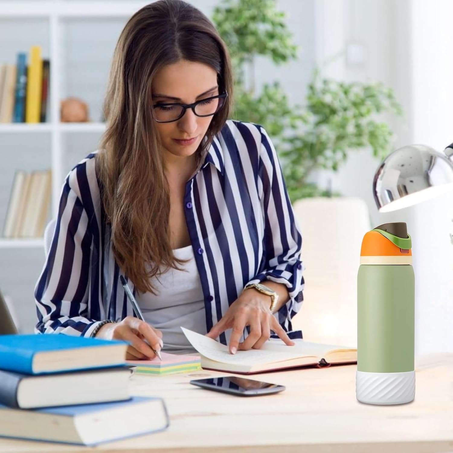 Silicone Boot for Owala 32 OZ Water Bottle, Boots Protector Sleeve Cover Bottom Bumper compatible with FreeSip Owala Water Bottles (White, 8.5 CM Boot Fits Owala 32 OZ Bottle) - Image 7