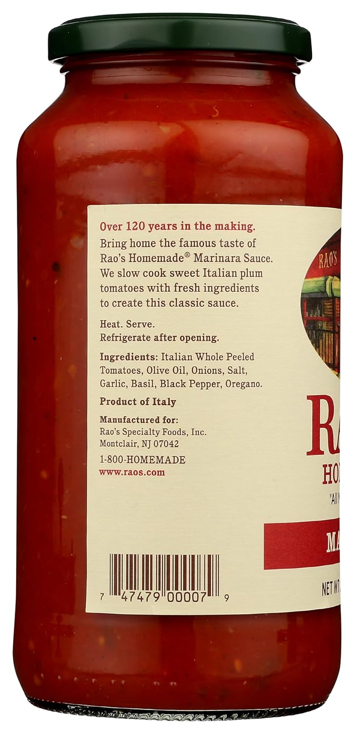 Best Pasta Sauce - Rao's homemade Marinara Sauce Review