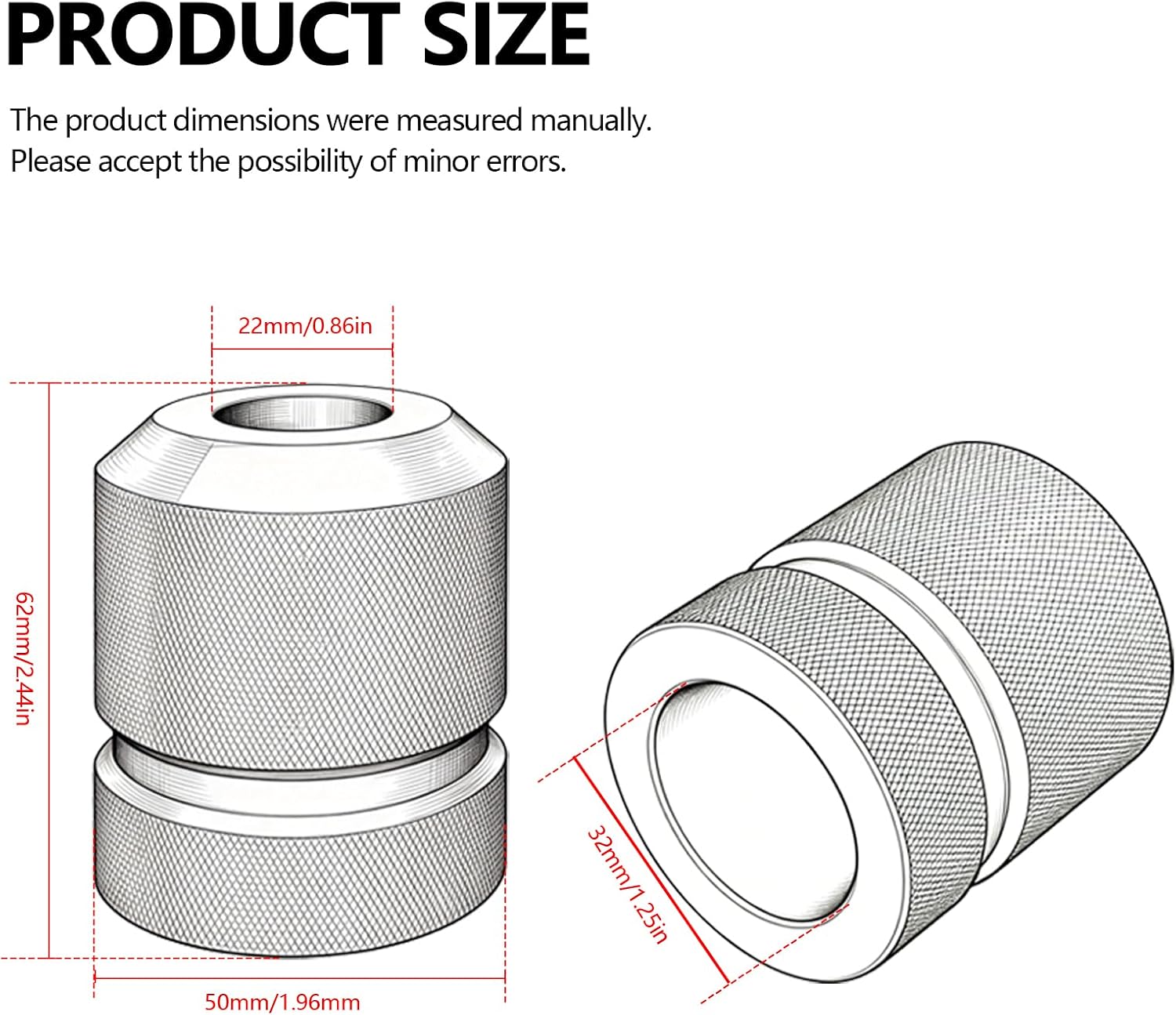 Crash Bar Sliders Decorative End Caps Fit for Harley 1.25" Engine Guard
