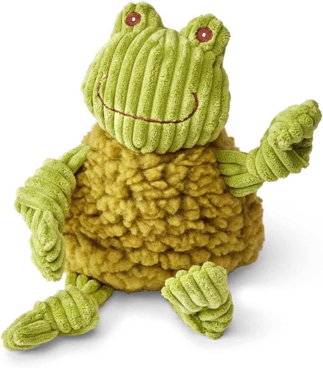 Orvis Plush Animal Squeaky Dog Toys - Tough Dog Toys with Durable Tuffet Construction and Internal Reinforced Stitching, Frog