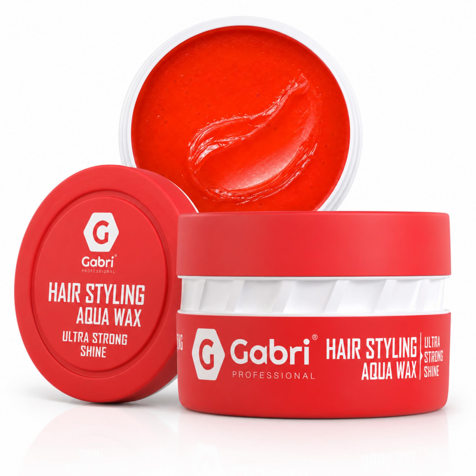Gabri Hair Styling Wax 150ml, Hair Gel Wax, Edge Control, Maximum Control, Long Lasting, Men & Women, All Hair Types (Ultra Strong Shine)