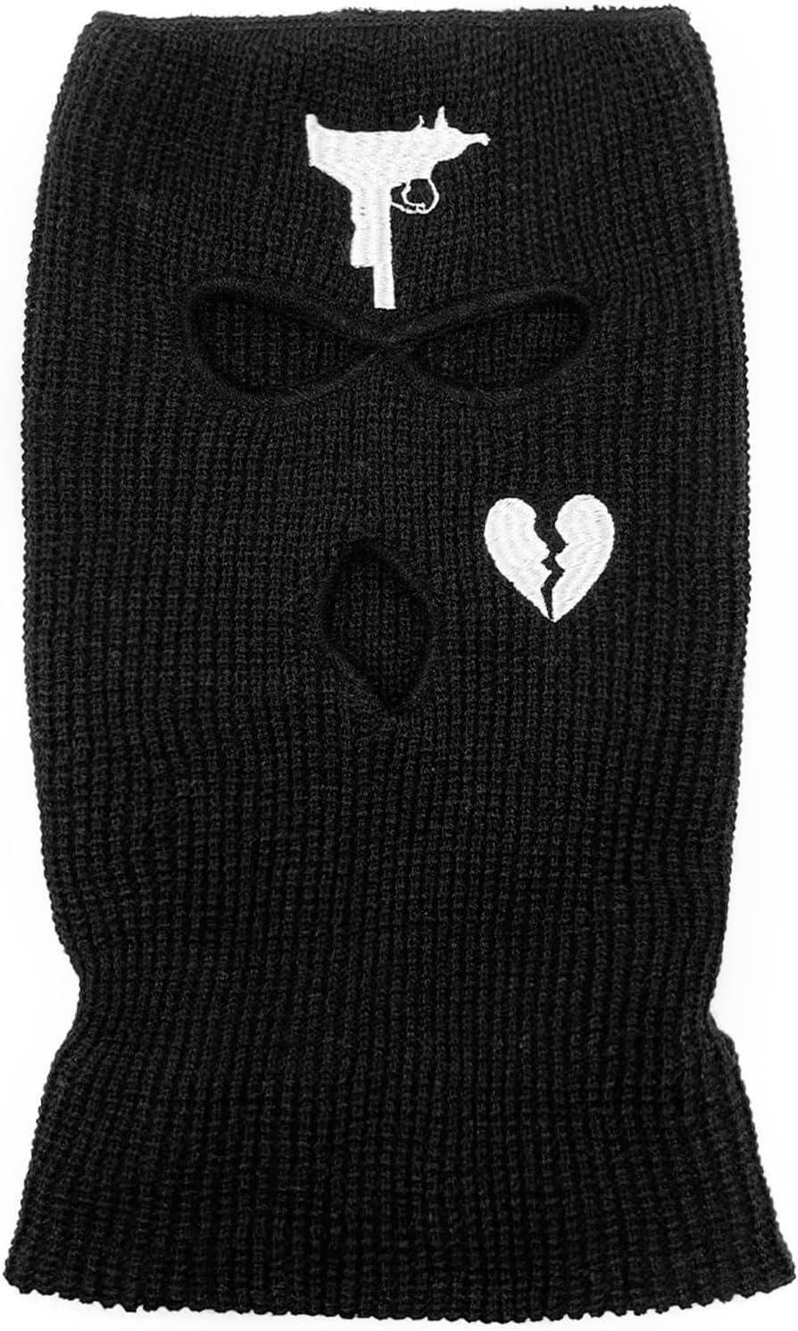 3 Hole Balaclava Empty Top Ski Mask Knitted Full Face Cover Facekini Winter Neck Warmer Thermal Cycling for Men Women