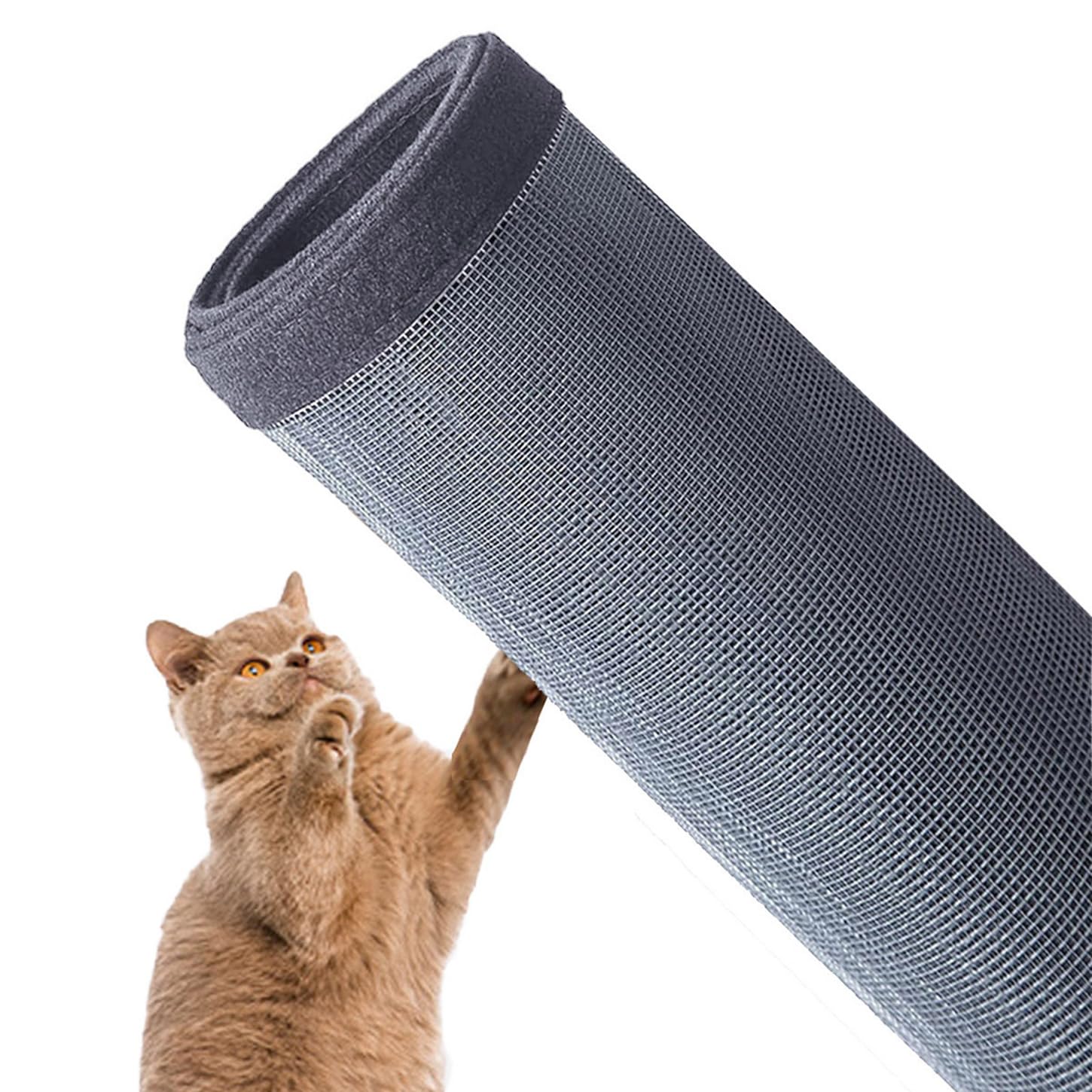Cat Window Guard Balcony Nets,Window Screen Mesh Protection for Cats Safety,Fly Screen Mosquito Net Anti-Scratch Insect Bites DIY Size (150x200cm,B)